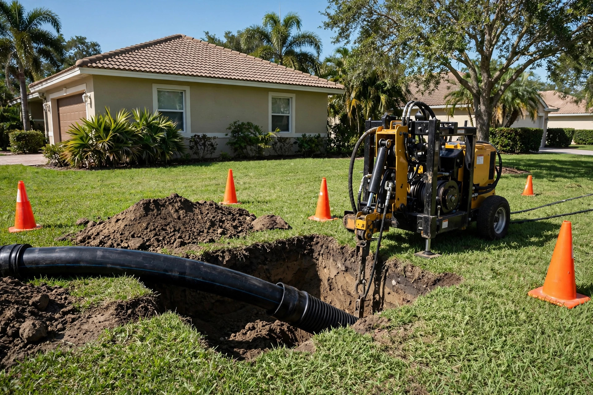 Sewer line repair and replacement in Vero Beach FL